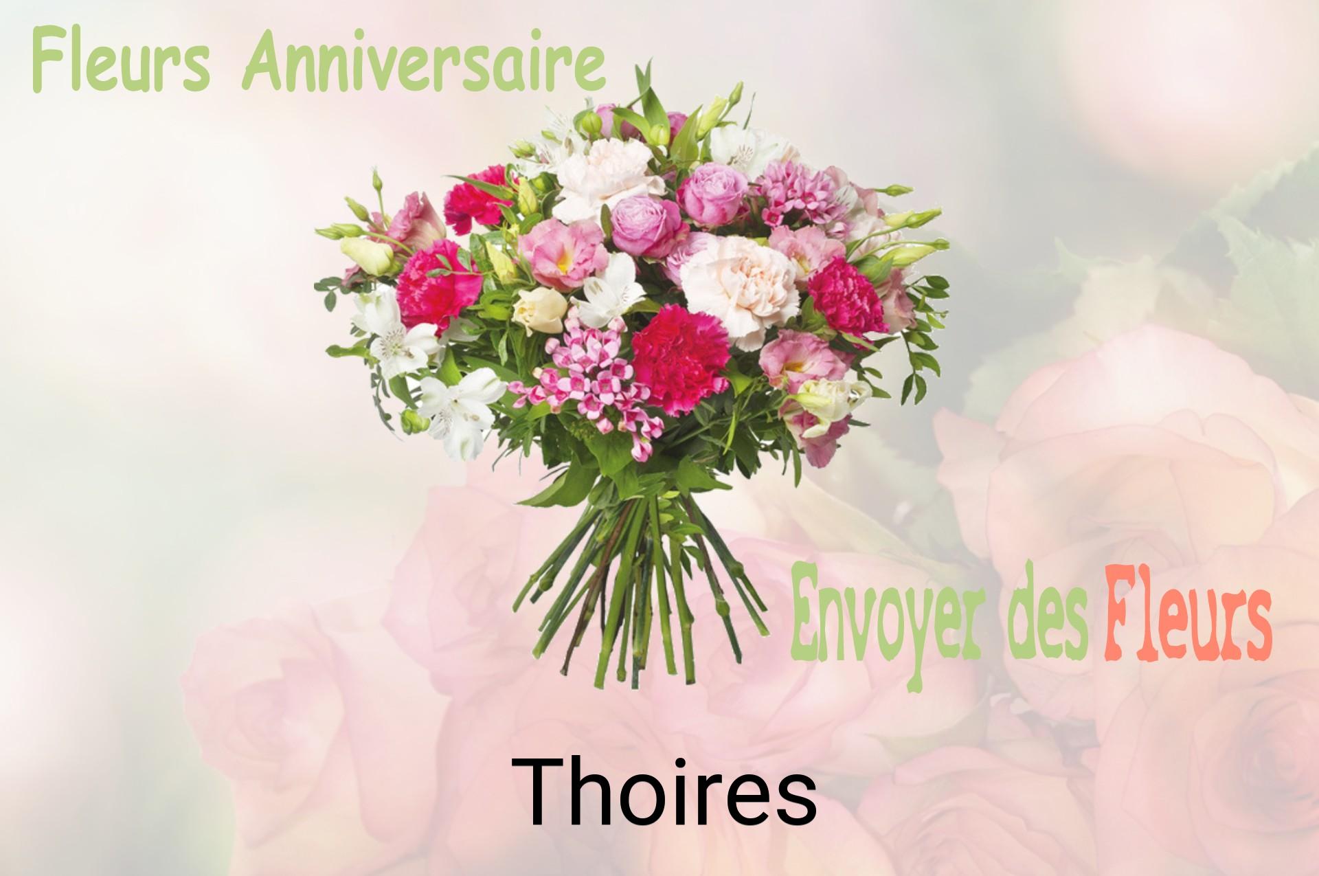 Bouquet de fleurs d’anniversaire livré à Thoires